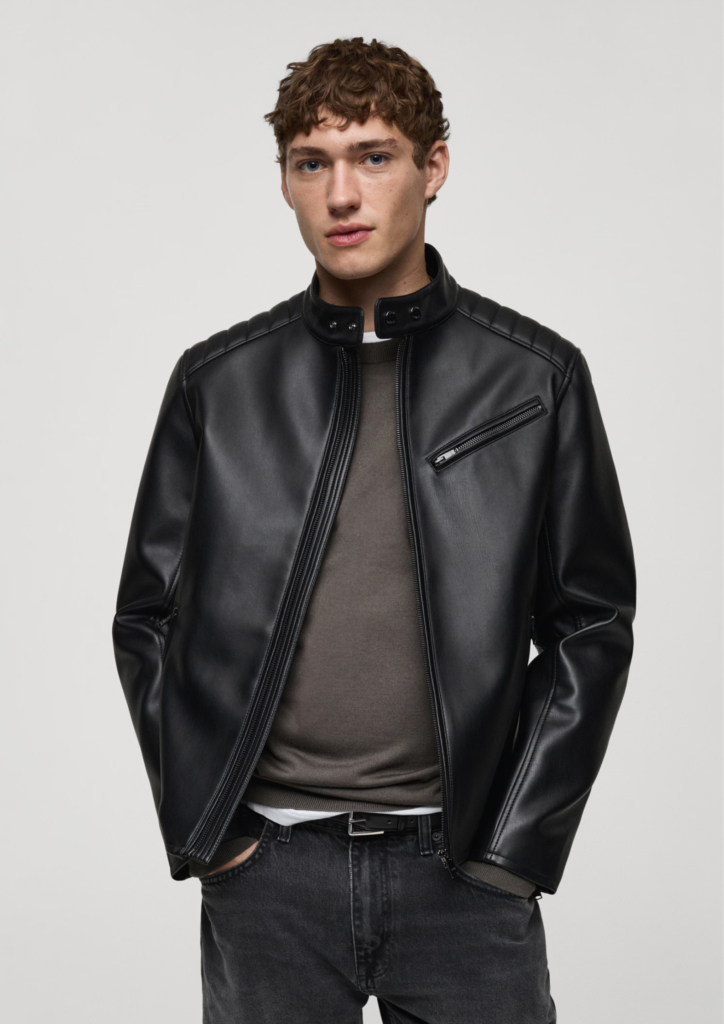 9 types of winter jackets: Leather Jacket